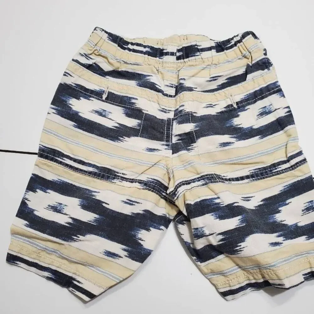 Gap Baby Boys Lot Of 2 Shorts Black Red Plaid Buckle Pockets 100% Cotton 3Y‎